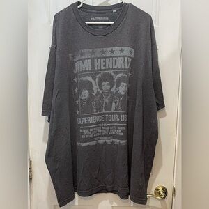 Jimi Hendrix Karl Ferris Collection Gray Short Sleeve Shirt